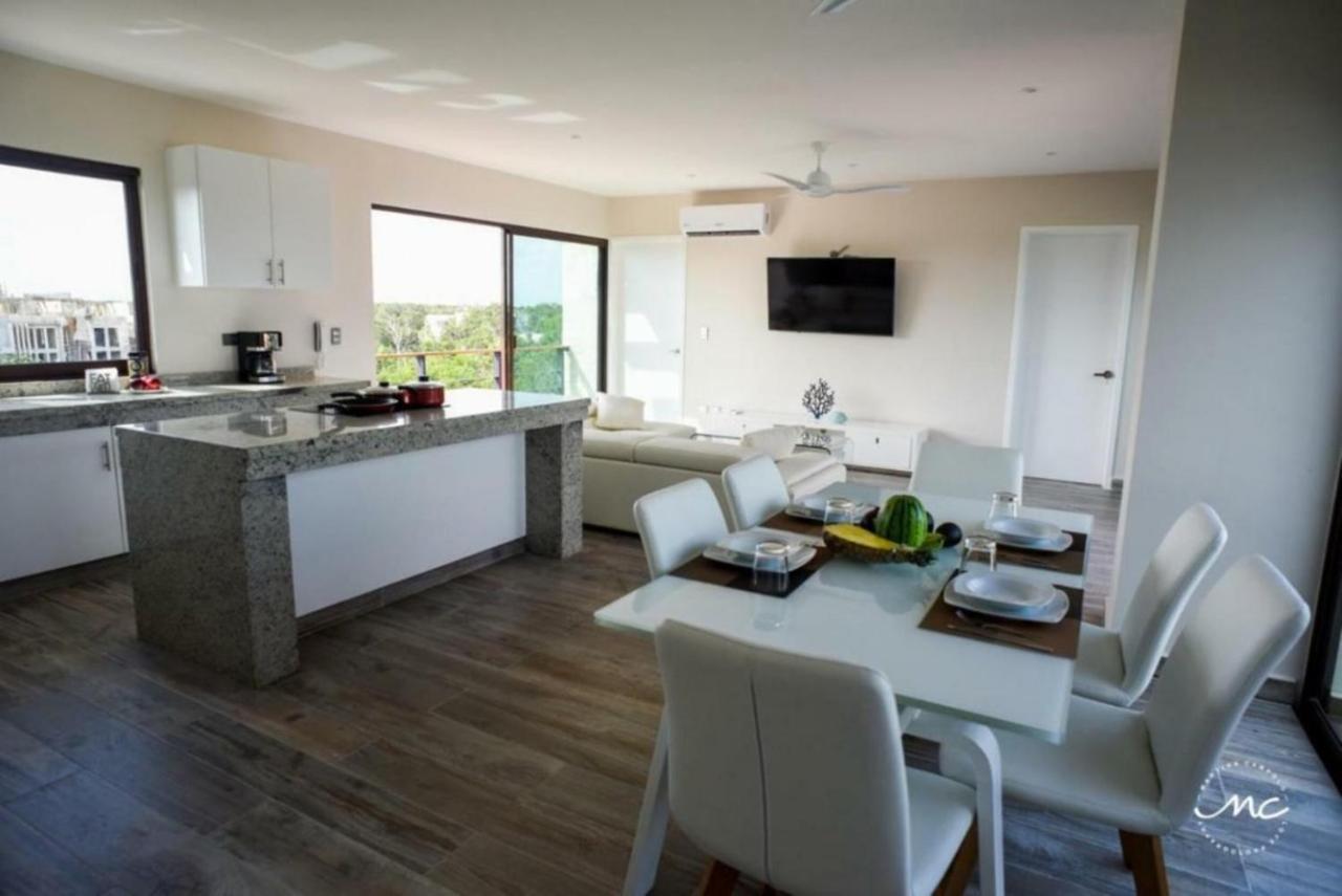 Penthouse Blue Luxury La Veleta Apartment Tulum Exterior photo