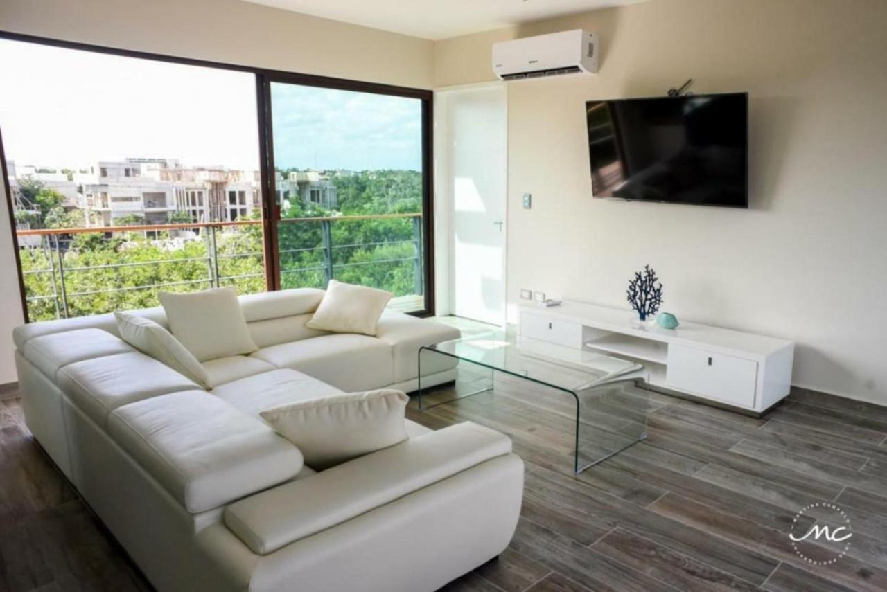 Penthouse Blue Luxury La Veleta Apartment Tulum Exterior photo