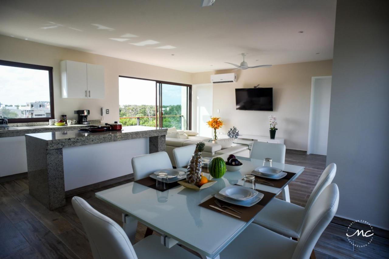 Penthouse Blue Luxury La Veleta Apartment Tulum Exterior photo